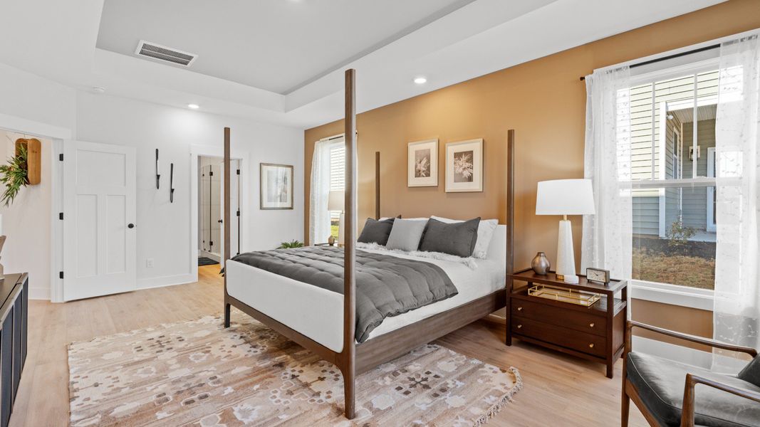 Representative furnished interior of a home built from the Middleton by DRB Homes in Iris Meadows, Moore (Image 10).