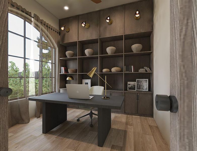 Furnished interior view inside a new home in , Dallas (Image 4).