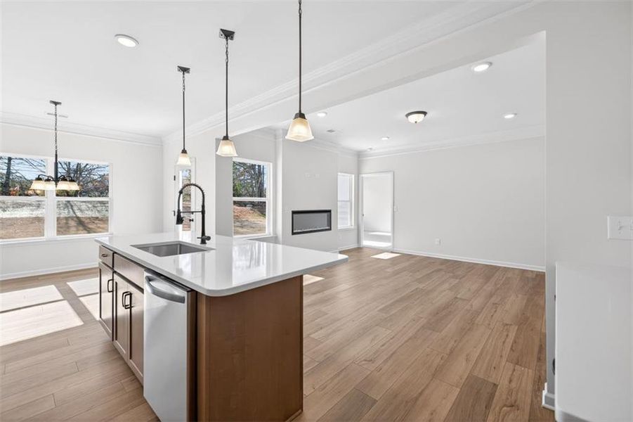 Furnished interior view inside a new home in Jones Ridge, Dallas (Image 11).