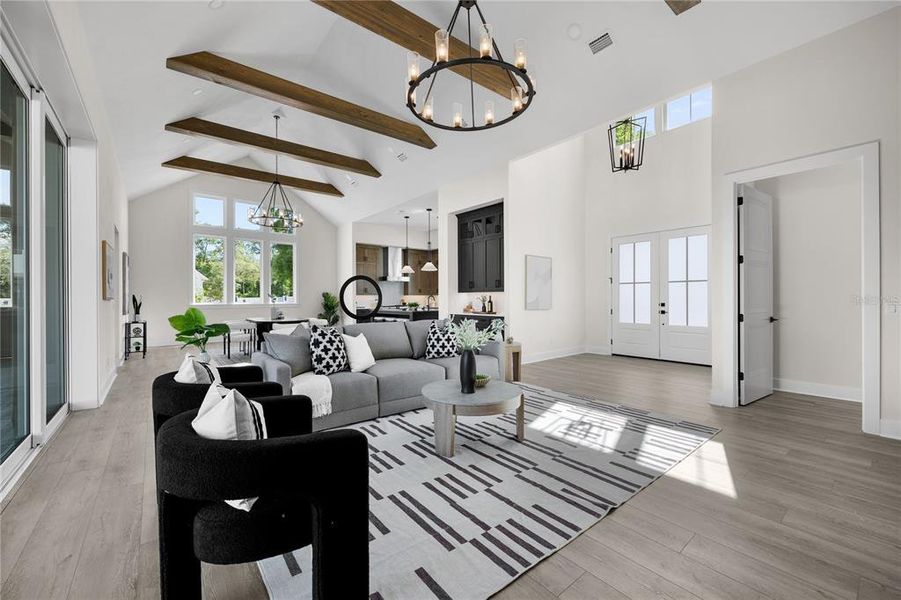 Furnished interior view inside a new home in , Newberry (Image 26).