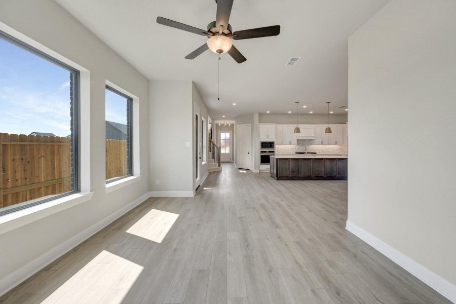 Spacious, unfurnished interior of a new home in Sienna - Grove Collection, Missouri City (Image 22). Spacious, unfurnished interior of a new home in Sienna - Grove Collection, Missouri City (Image 22).