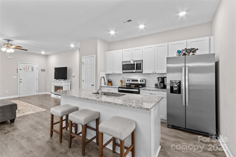 Furnished interior view inside a new home in , Statesville (Image 11).