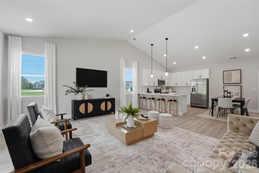 Furnished interior view inside a new home in , Shelby (Image 6).