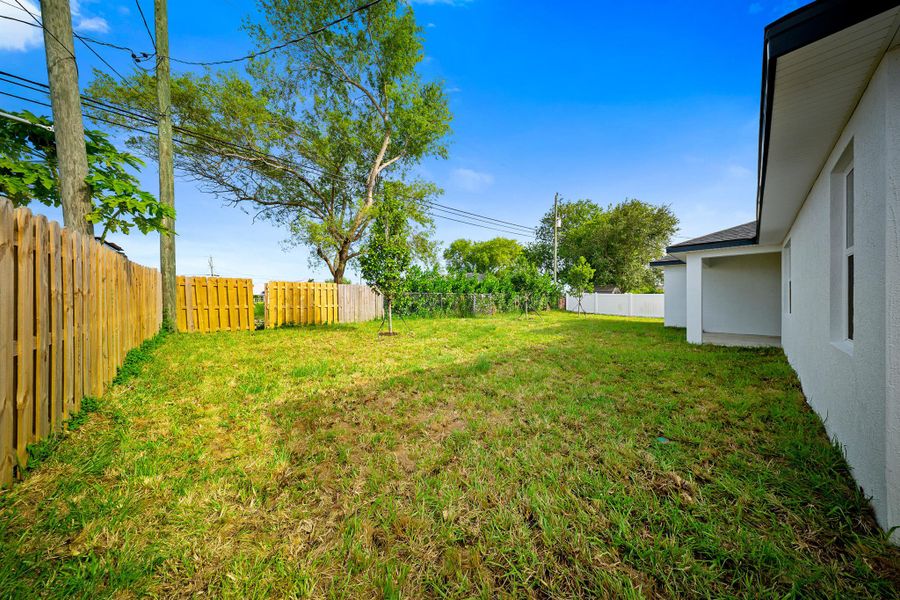 Exterior details and patio area of a home in , Port St. Lucie (Image 3). Exterior details and patio area of a home in , Port St. Lucie (Image 3).