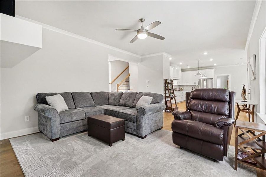 Furnished interior view inside a new home in , Marietta (Image 14).