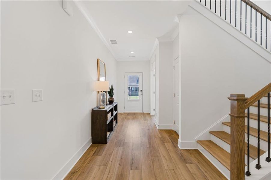 Furnished interior view inside a new home in , Dallas (Image 11).