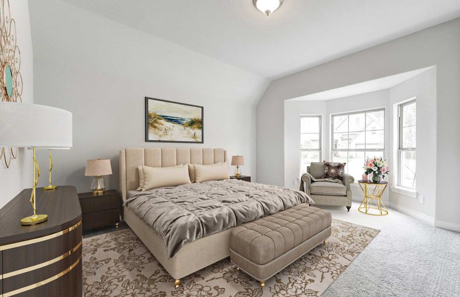 Representative furnished interior of a home built from the 2349 by Ravenna Homes in The Highlands 55′, Porter (Image 9). Representative furnished interior of a home built from the 2349 by Ravenna Homes in The Highlands 55′, Porter (Image 9).