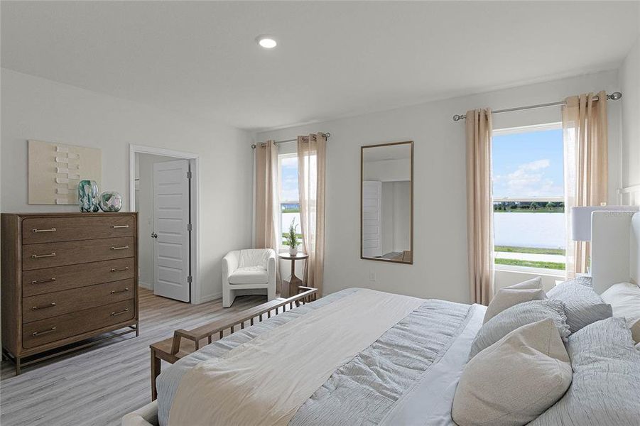 Furnished interior view inside a new home in Harmony on Lake Eloise, Winter Haven (Image 6).