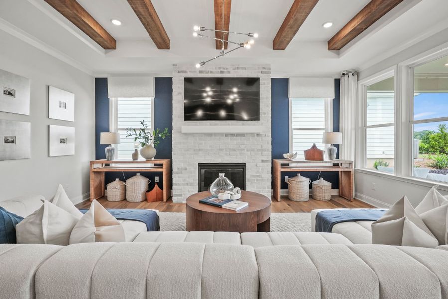 Representative furnished interior of a home built from the Mystique by Del Webb in Del Webb Carolina Ridge, Midland (Image 15).