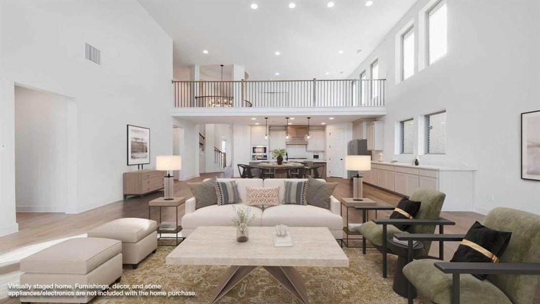 Furnished interior view inside a new home in North Sky, Celina (Image 13).