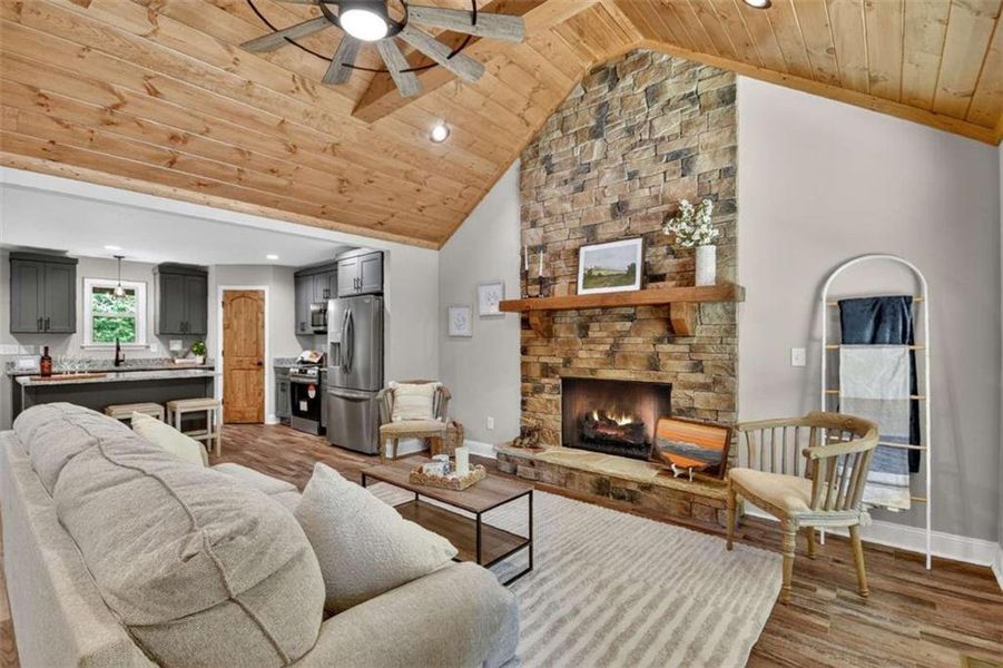 Furnished interior view inside a new home in , Ellijay (Image 12).