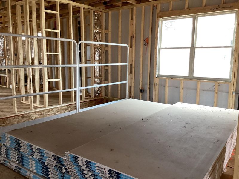 In-progress construction of a new home in Lariat, Liberty Hill, TX (Image 11).