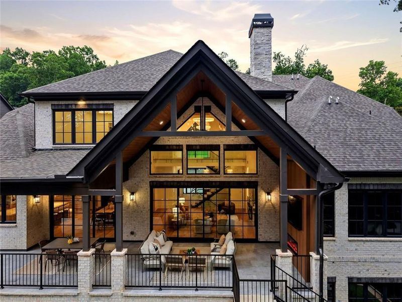 Exterior details and patio area of a home in , Alpharetta (Image 47). Exterior details and patio area of a home in , Alpharetta (Image 47).