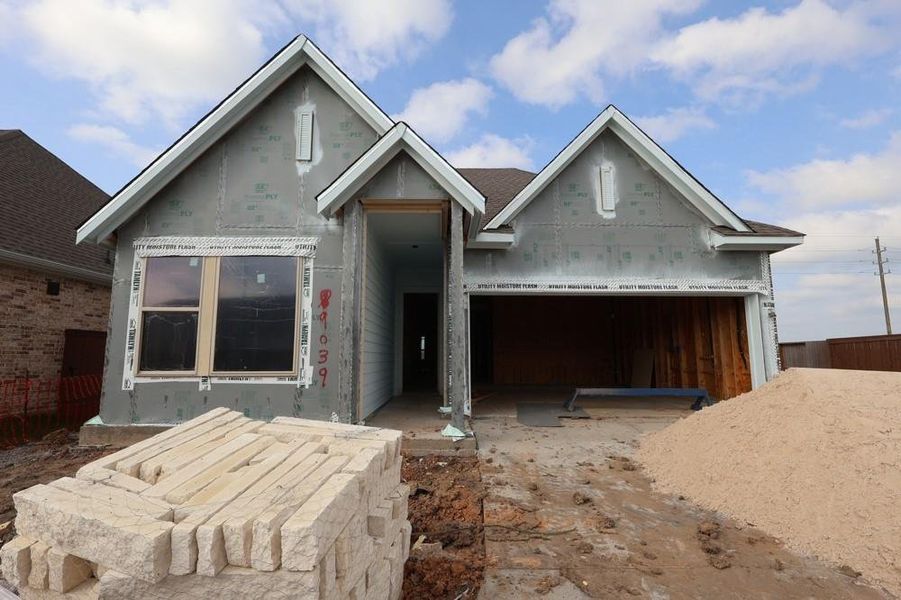In-progress construction of a new home in Meridiana - Terrace Collection, Manvel, TX (Image 5). In-progress construction of a new home in Meridiana - Terrace Collection, Manvel, TX (Image 5).