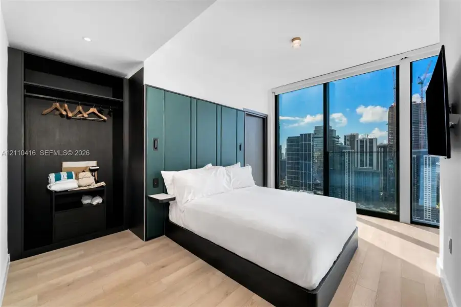 Furnished interior view inside a new home in , Miami (Image 7).