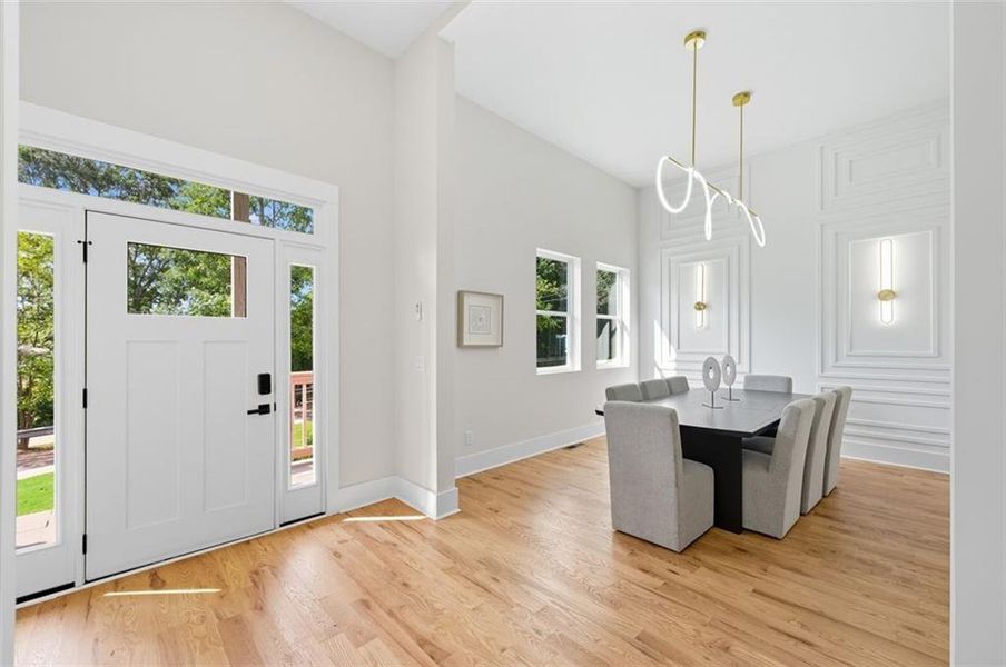 Furnished interior view inside a new home in , Atlanta (Image 31). Furnished interior view inside a new home in , Atlanta (Image 31).