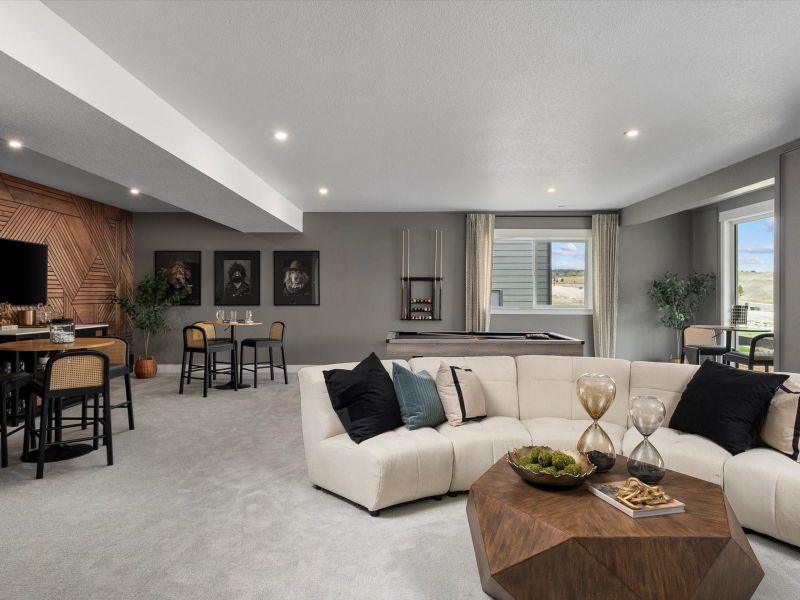 Furnished interior view inside a new home in Jackson Creek, Monument (Image 29).