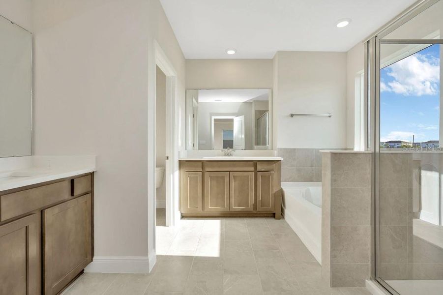 Furnished interior view inside a new home in Mangrove Manor, Apollo Beach (Image 12).