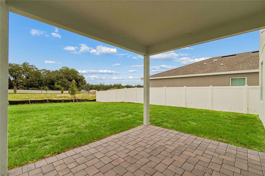 Exterior details and patio area of a home in Aspire at Canter Creek, Davenport (Image 3). Exterior details and patio area of a home in Aspire at Canter Creek, Davenport (Image 3).