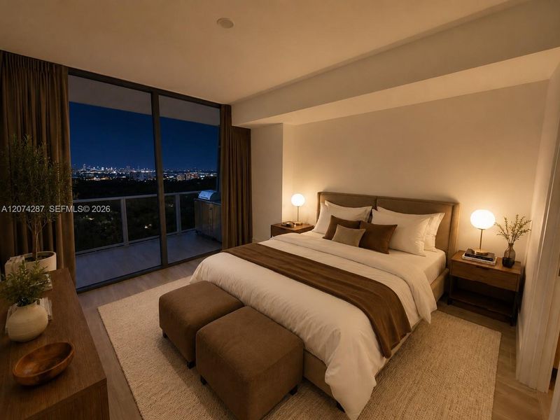 Furnished interior view inside a new home in , North Miami (Image 9).