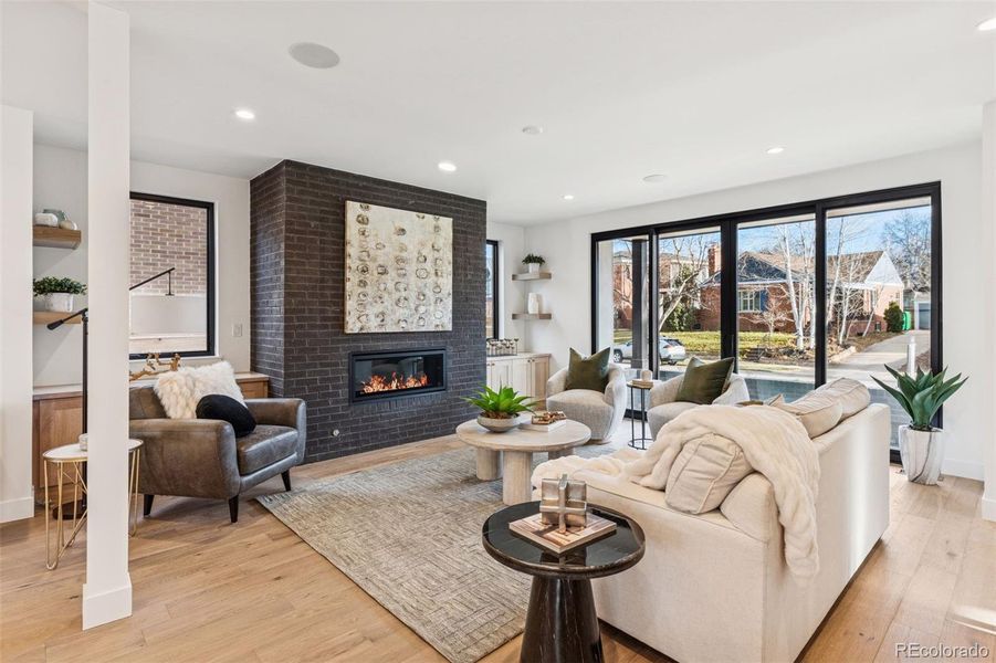 Furnished interior view inside a new home in , Denver (Image 12).
