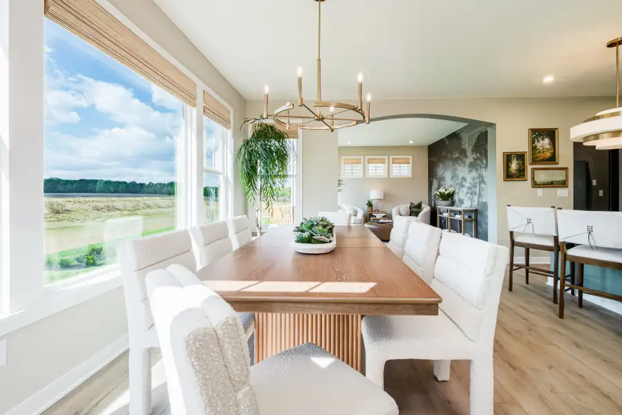 Representative furnished interior of a home built from the Grandin by Fischer Homes in The Dunes at Sandbar, Santa Rosa Beach (Image 27).