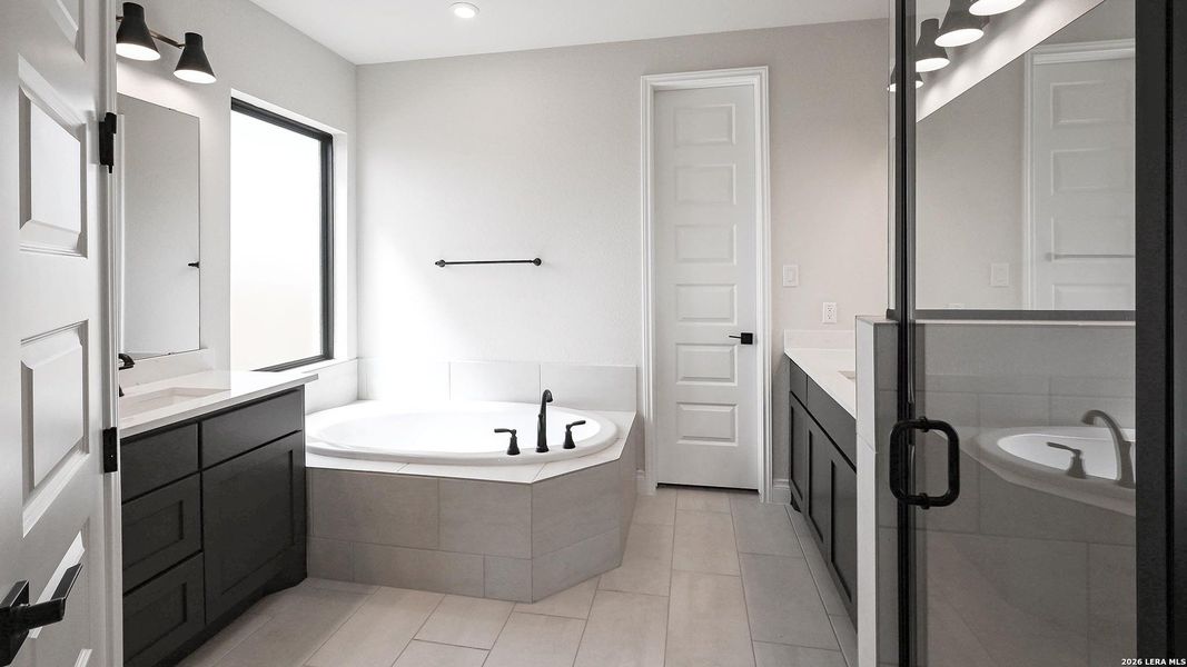 Furnished interior view inside a new home in Legacy at Lake Dunlap, New Braunfels (Image 13).