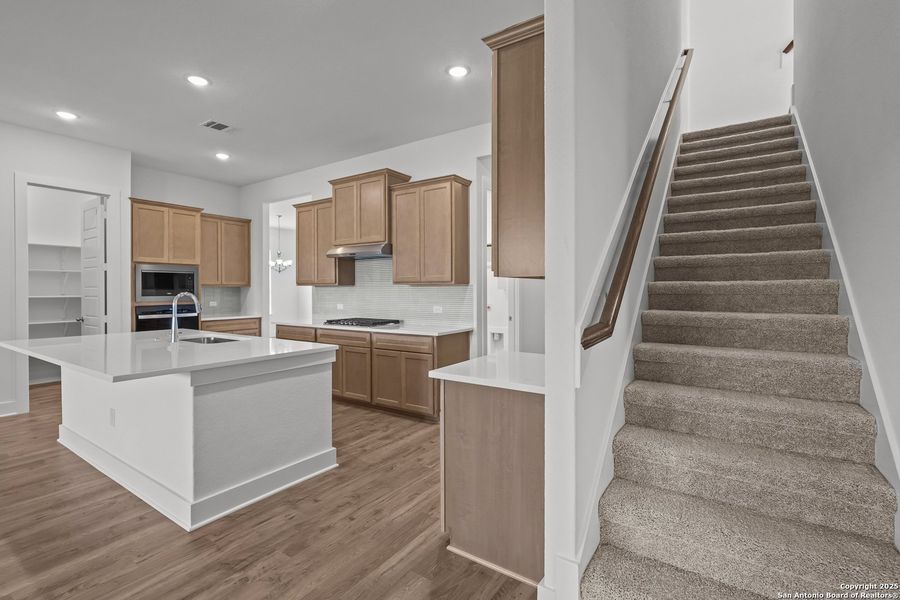 Furnished interior view inside a new home in Homestead, Schertz (Image 9).