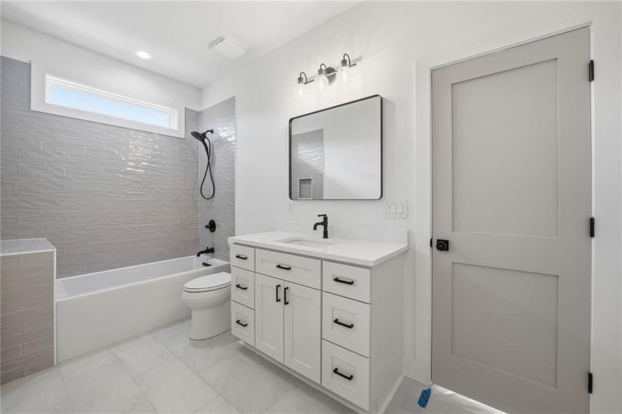 Furnished interior view inside a new home in , Canton (Image 43).