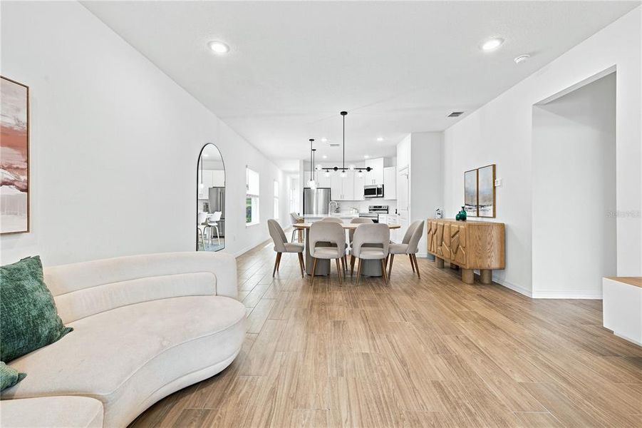Furnished interior view inside a new home in , Harmony (Image 17). Furnished interior view inside a new home in , Harmony (Image 17).