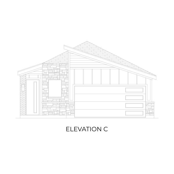 Representative rendering of the exterior for the Lincoln F by First Texas Homes (Image 6).