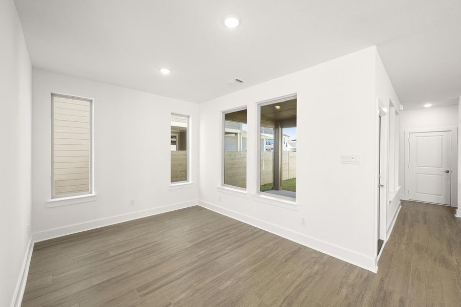Spacious, unfurnished interior of a new home in Terrace Collection at Harvest, Argyle (Image 17).