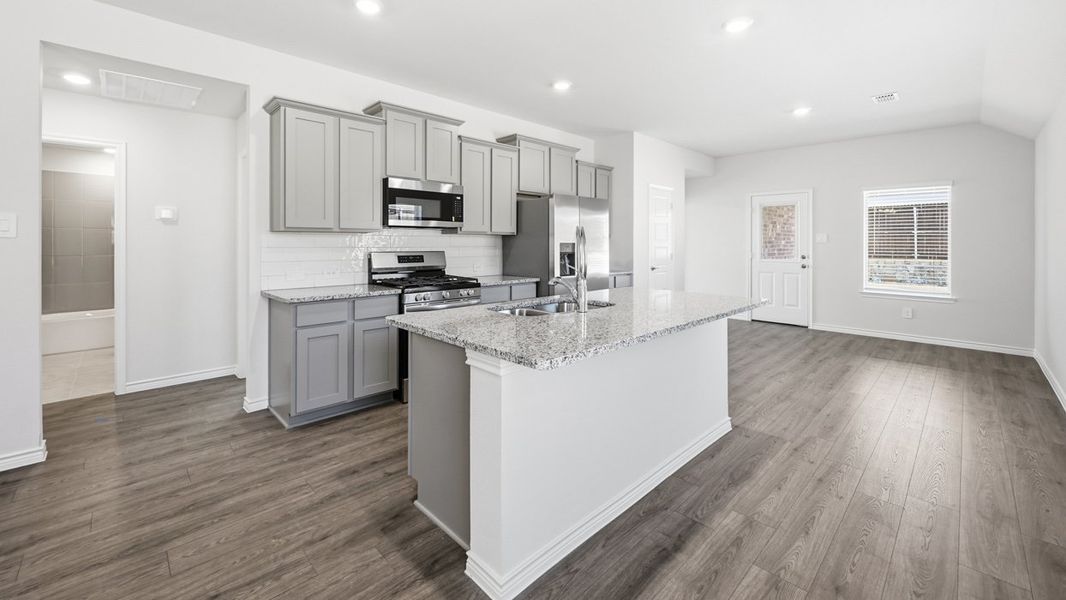Representative furnished interior of a home built from the Bailey by D.R. Horton in Silverado, Aubrey (Image 5). Representative furnished interior of a home built from the Bailey by D.R. Horton in Silverado, Aubrey (Image 5).