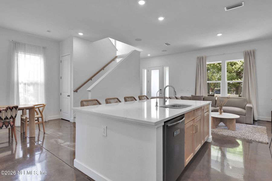 Furnished interior view inside a new home in , Jacksonville (Image 9).