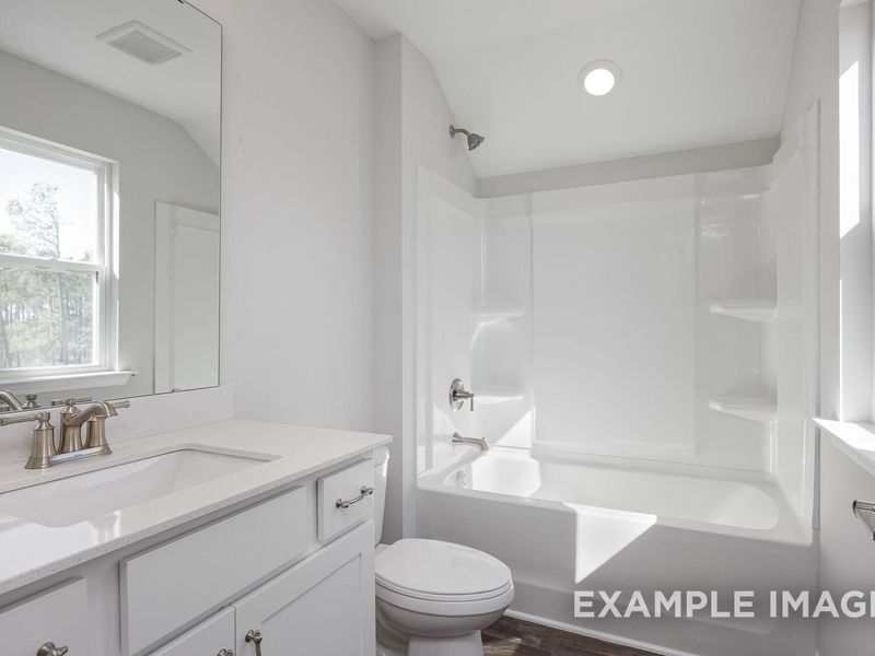 Furnished interior view inside a new home in Tobacco Road, Angier (Image 14).