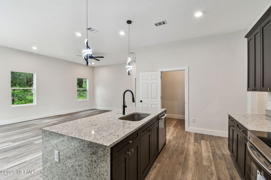 Furnished interior view inside a new home in , Jacksonville (Image 7). Furnished interior view inside a new home in , Jacksonville (Image 7).