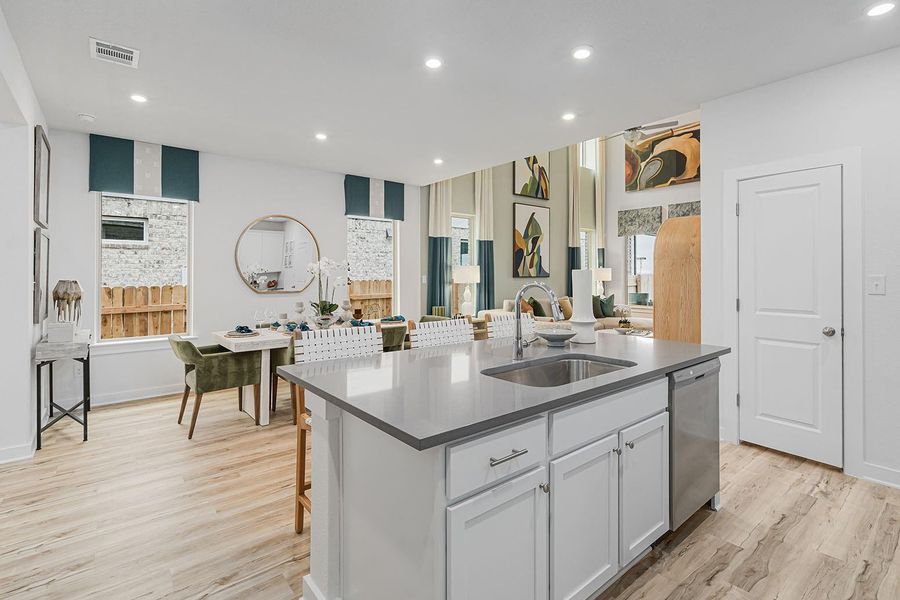 Furnished interior view inside a new home in , Dayton (Image 8).