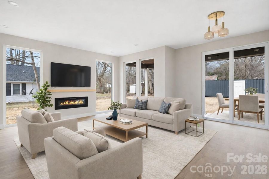 Furnished interior view inside a new home in , Black Mountain (Image 5).