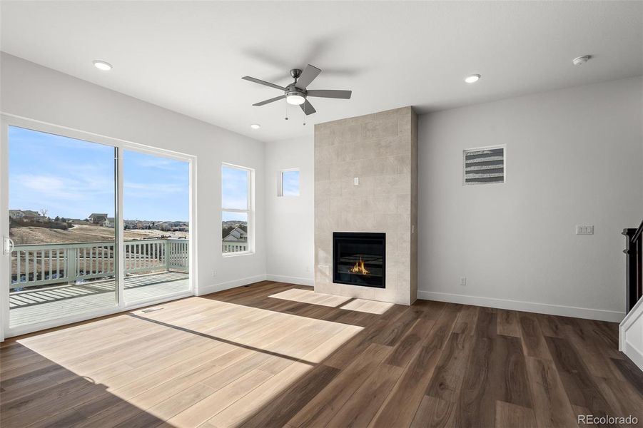 Spacious, unfurnished interior of a new home in Trailside at Cottonwood Creek, Colorado Springs (Image 21). Spacious, unfurnished interior of a new home in Trailside at Cottonwood Creek, Colorado Springs (Image 21).