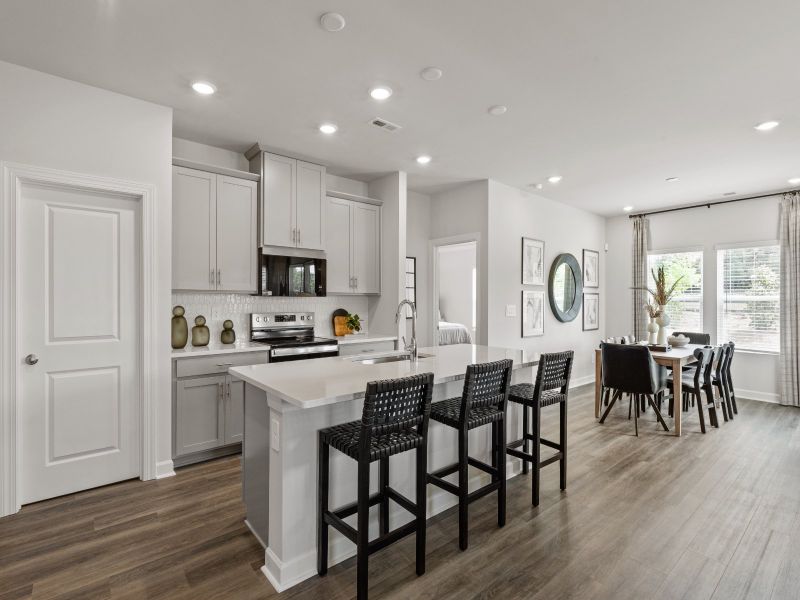 Cook your favorite meals in the modern kitchen.