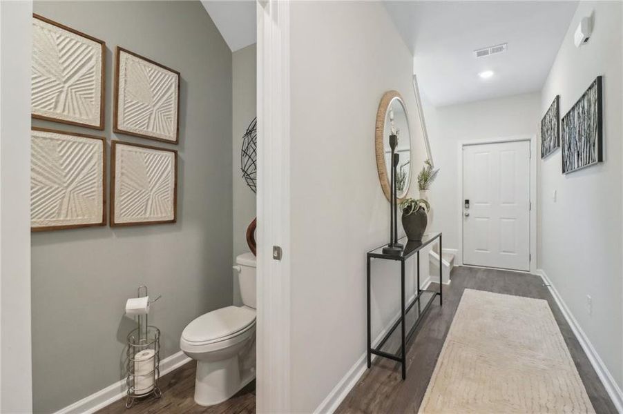 Furnished interior view inside a new home in , Atlanta (Image 7).