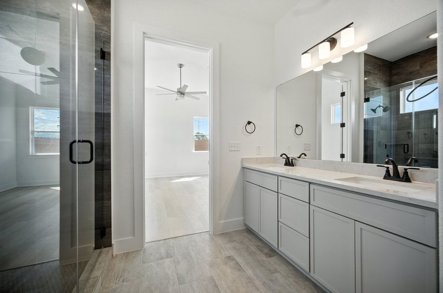 Furnished interior view inside a new home in Foxfield, Austin (Image 5).