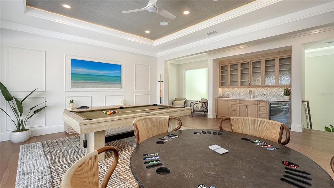 Furnished interior view inside a new home in , Sarasota (Image 31).