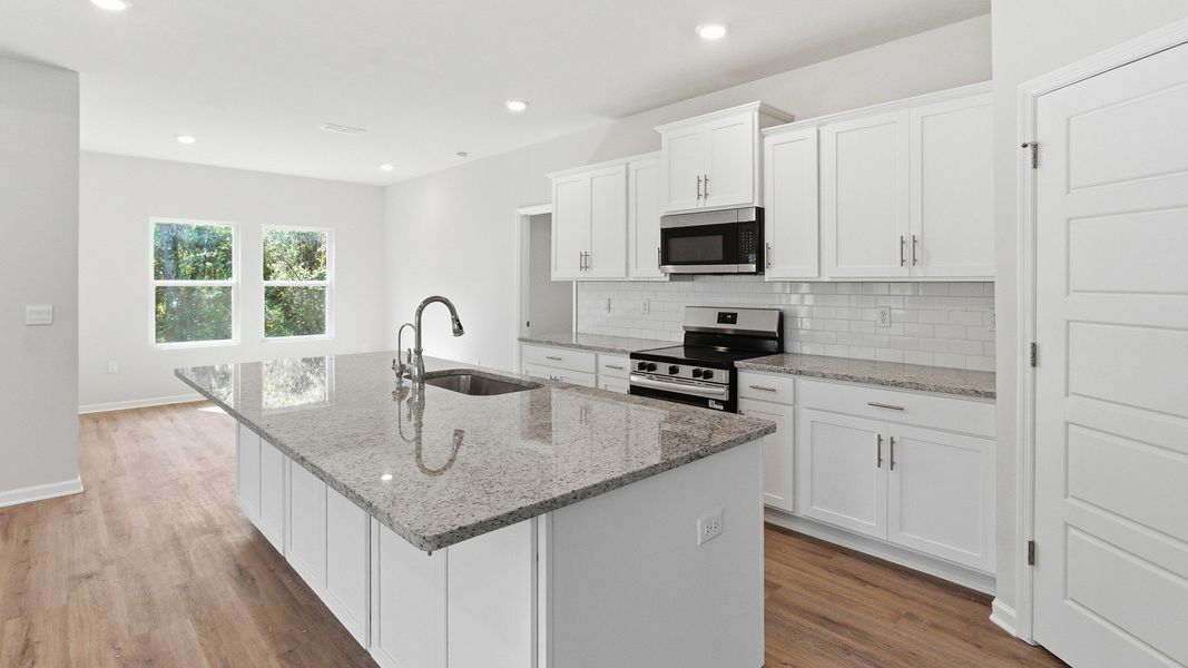 Furnished interior view inside a new home in Greystone, Crawfordville (Image 7).