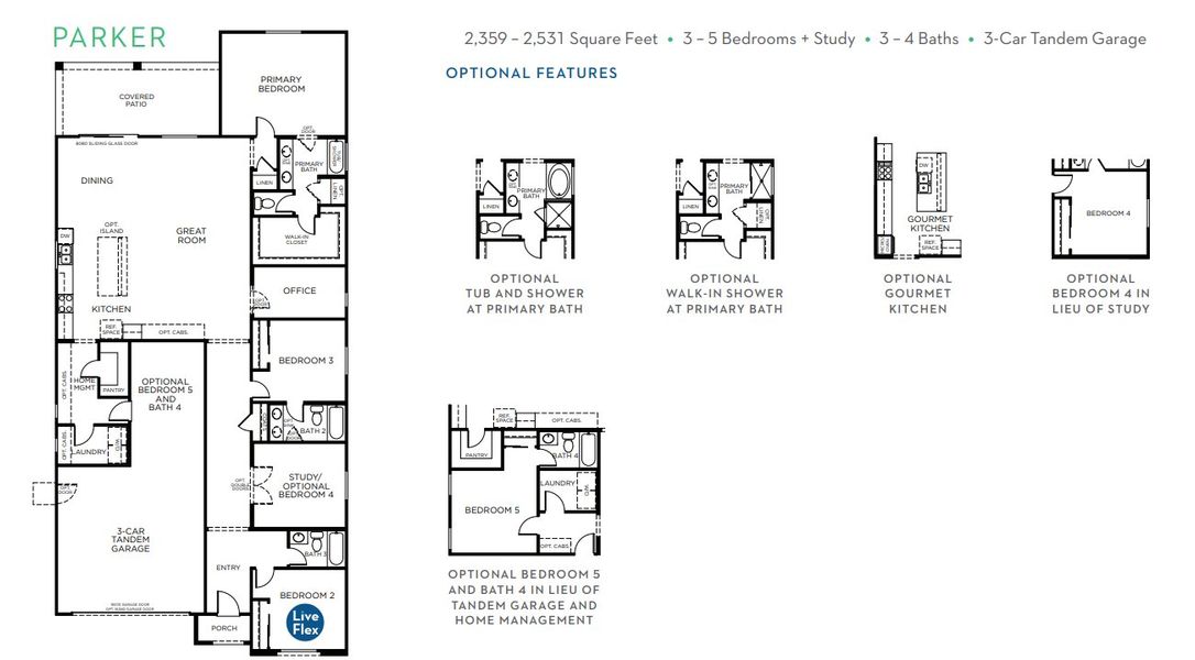 2D floor plan layout of this home in The Villages at North Copper Canyon – Valley Series, Surprise, AZ (Image 5). 2D floor plan layout of this home in The Villages at North Copper Canyon – Valley Series, Surprise, AZ (Image 5).