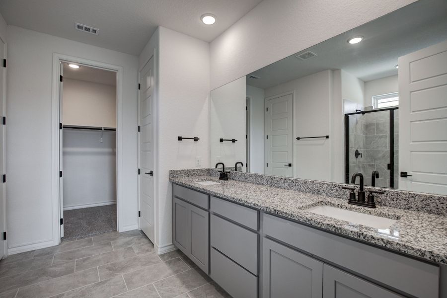 Representative furnished interior of a home built from the The Lanier F by Davidson Homes LLC in The Reserve at Potranco Oaks, Castroville (Image 10).