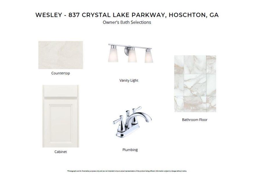 Sample of building materials used in homes in Twin Lakes, Hoschton (Image 1).