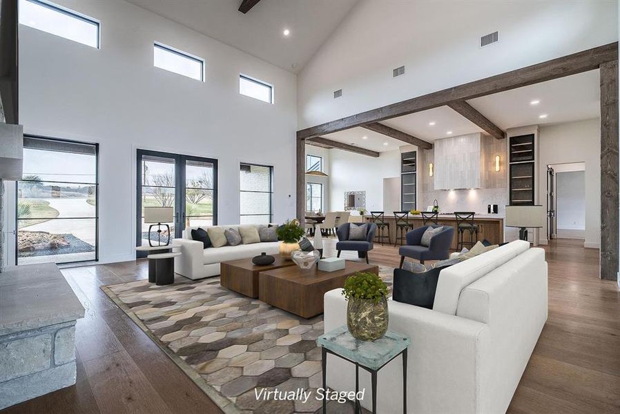 Furnished interior view inside a new home in , Graford (Image 15).
