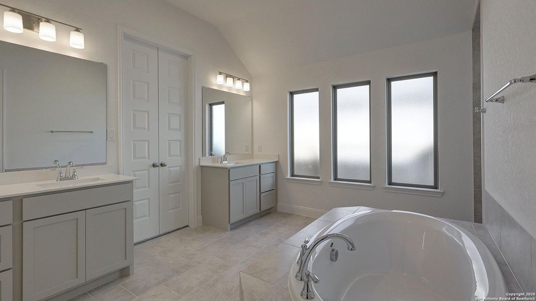 Furnished interior view inside a new home in Kallison Ranch 50', San Antonio (Image 10). Furnished interior view inside a new home in Kallison Ranch 50', San Antonio (Image 10).