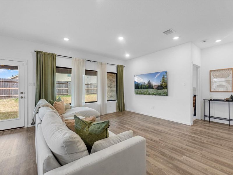 Furnished interior view inside a new home in Samara, League City (Image 14).